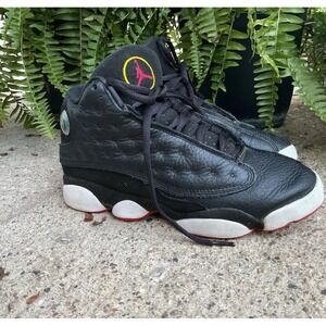 Air Jordan 13 Playoff Retro Size 5y GS Black White Red Sneakers 2023 DJ3003-062